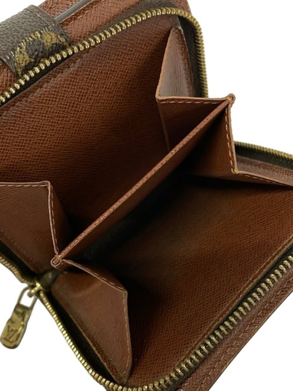 LOUIS VUITTON Compact Zipper Wallet M61667 Monogram MI0095 Bifold Wallet - Picture 5 of 6